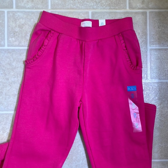BNWT Children’s Place Pink Joggers Medium 7/8 - Picture 2 of 8